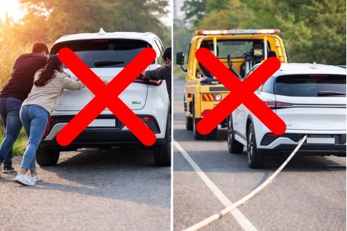 Why You Should Not Push or Tow an EV with Wheels on the Ground: Important Safety Guide for EV Owners in Nepal